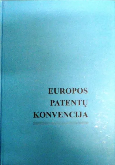 Europos patentų konvencija
