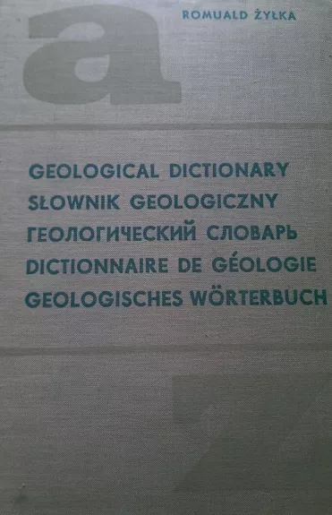 English-polish-russian-french-german Geological dictionary