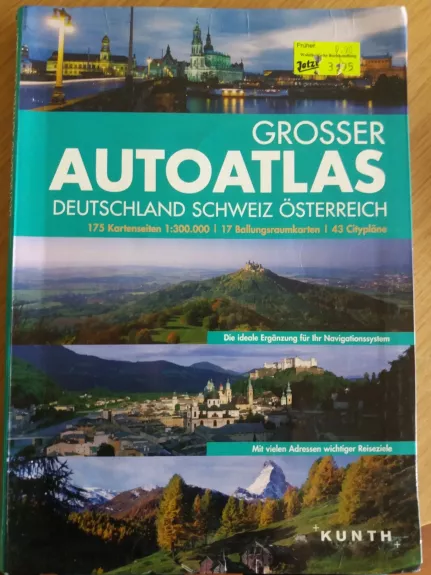 Grosser autoatlas Deutschland Schweiz Osterreich