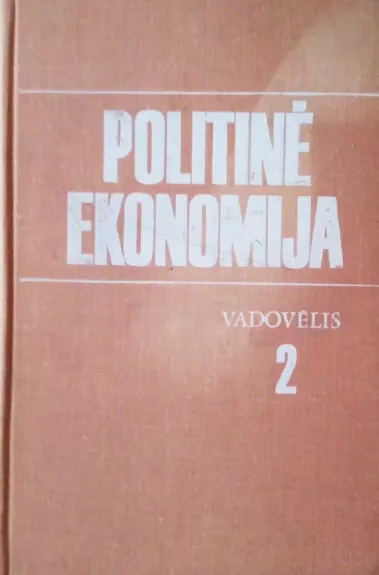 Politinė ekonomija (2 knyga)