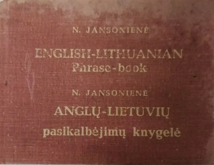 Anglų-lietuvių pasikalbėjimų knygelė