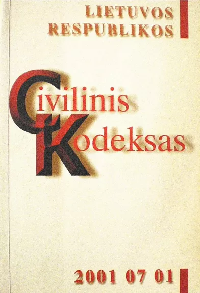 Lietuvos respublikos civilinis kodeksas