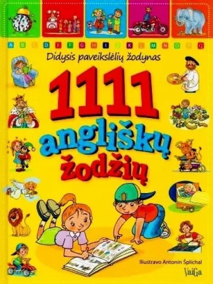 "1111 angliškų žodžių. Didysis paveikslėlių žodynas"