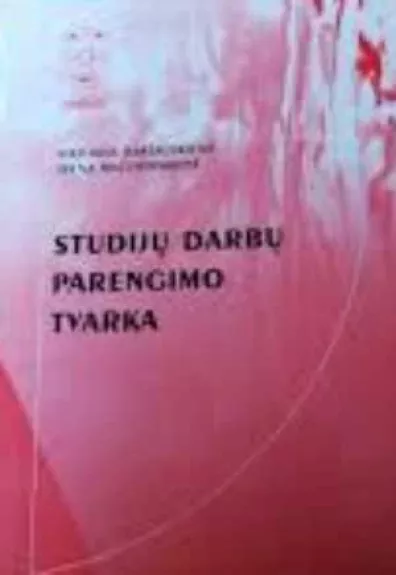 Studijų darbų parengimo tvarka