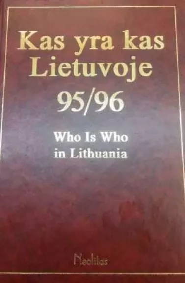 Kas yra kas Lietuvoje 95/96.