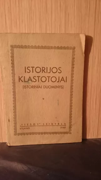ISTORIJOS KLASTOTOJAI,1948 m