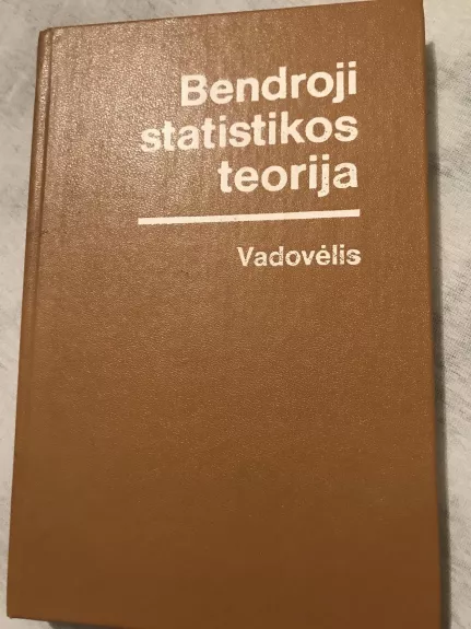 Bendroji statistikos teorija