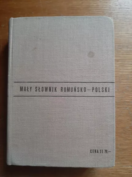 Maly slownik rumunsko- polski= Mic dictionar romin-polon/Z. Skarzynski