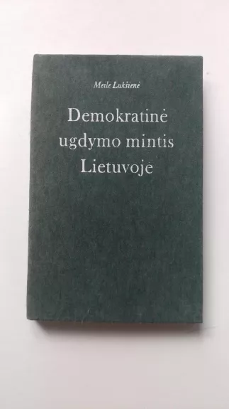 Demokratinė ugdymo mintis Lietuvoje