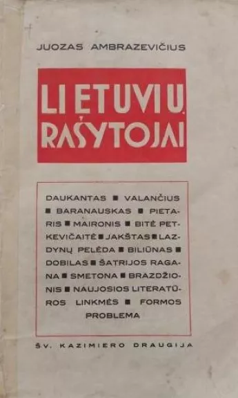 Lietuvių rašytojai