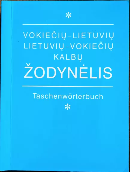 Vokiečių–lietuvių ir Lietuvių–vokiečių kalbų žodynėlis