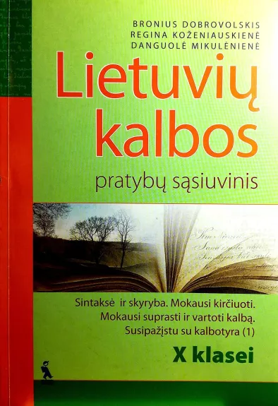 Lietuvių kalbos pratybų sąsiuvinis X klasei