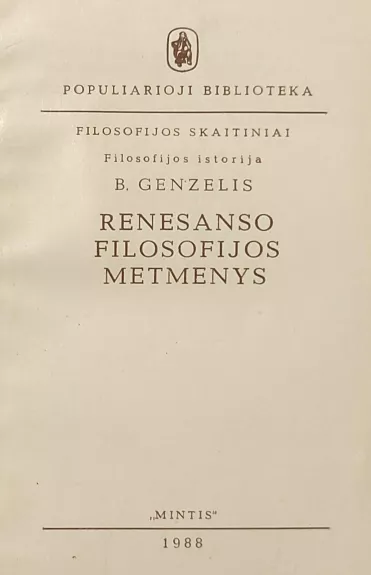 Renesanso filosofijos metmenys