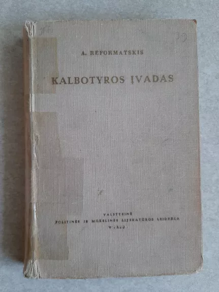 Kalbotyros įvadas