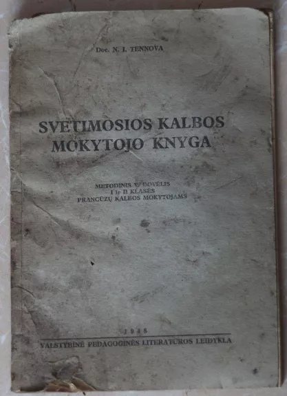 Svetimosios kalbos mokytojo knyga