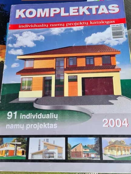 Komplektas: individualių namų projektų katalogas