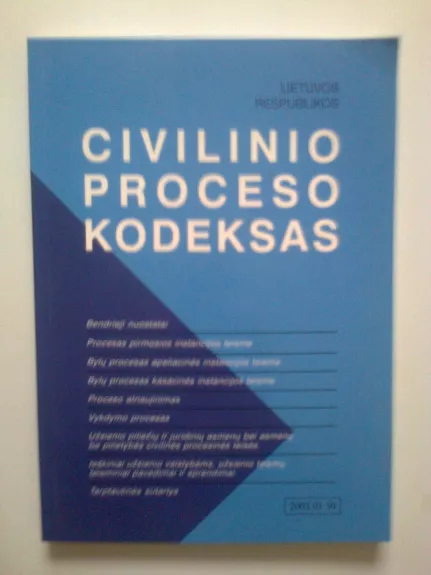 civilinio proceso kodeksas