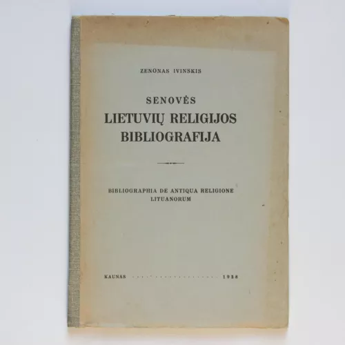 Senovės lietuvių religijos bibliografija