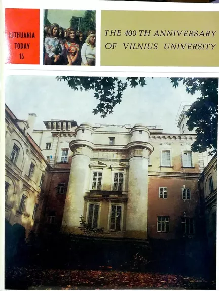 The 400 th anniversary of Vilnius University