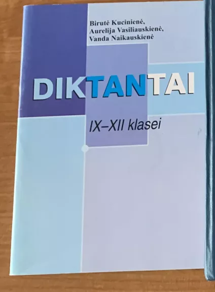 Diktantai IX-XII kl.