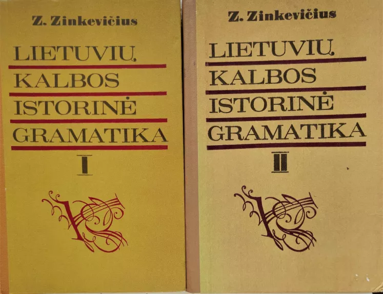 Lietuvių kalbos istorinė gramatika (2 tomai)