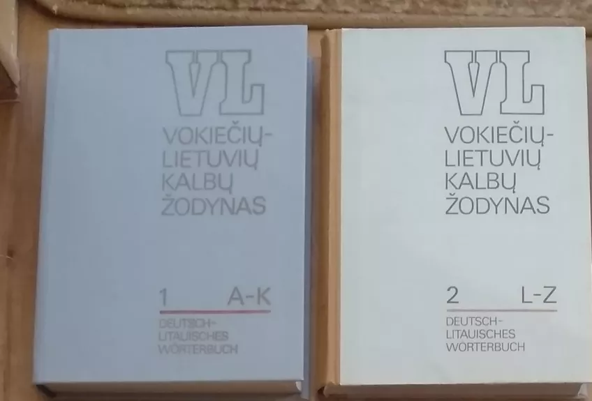 Vokiečių lietuvių kalbų žodynas, du tomai