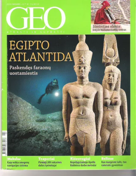 Geo. Atrasti ir suprasti 2015 m. Nr. 2 (73).  Egipto atlantida. Paskendęs faraonų uostamiestis
