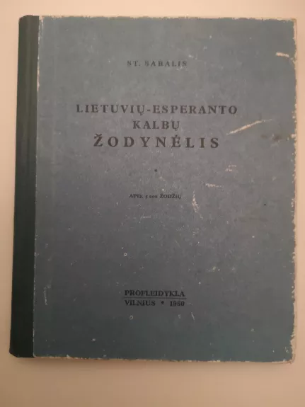 Lietuvių-esperanto kalbų žodynėlis