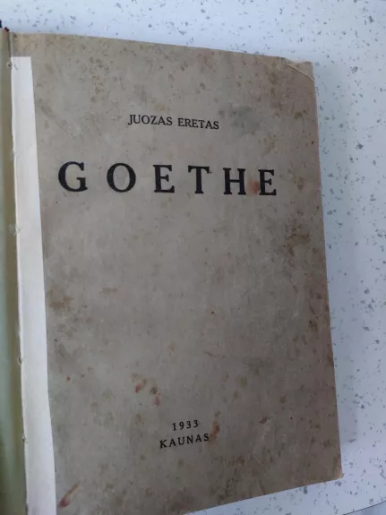Jonas Wolfgangas Goethe