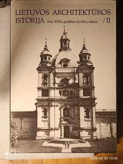 Lietuvos architektūros istorija (2 tomas)