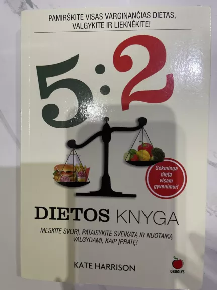 5:2 dietos knyga