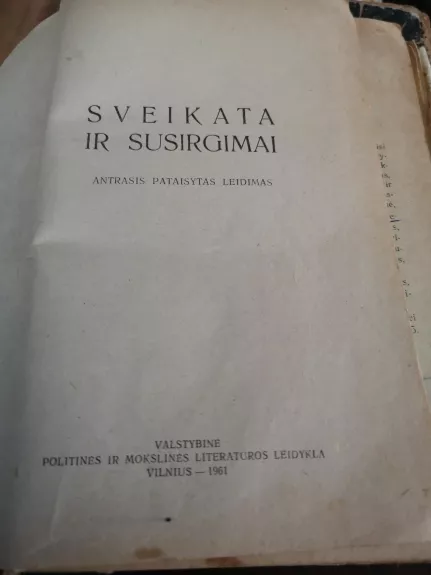 Sveikata ir susirgimai