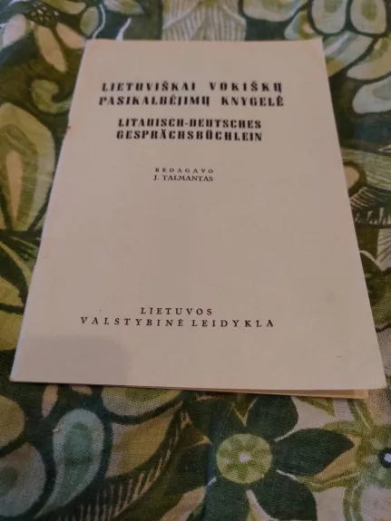 Lietuviškai vokiškų pasikalbėjimų knygelė