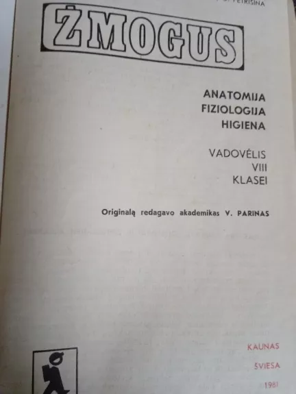 Žmogus: Vadovėlis VIII klasei