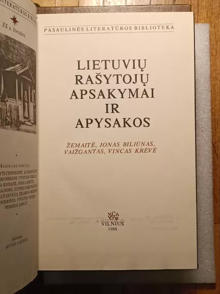 Lietuvių rašytojų apsakymai ir apysakos