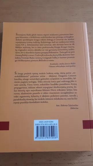 Žmogus gyvas ne vien duona. Č. Kavaliausko ir A. Rubšio atminimui