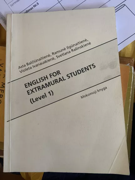 English for Extramural Students