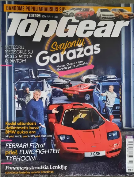 TOP GEAR, 2016 M., NR. 9