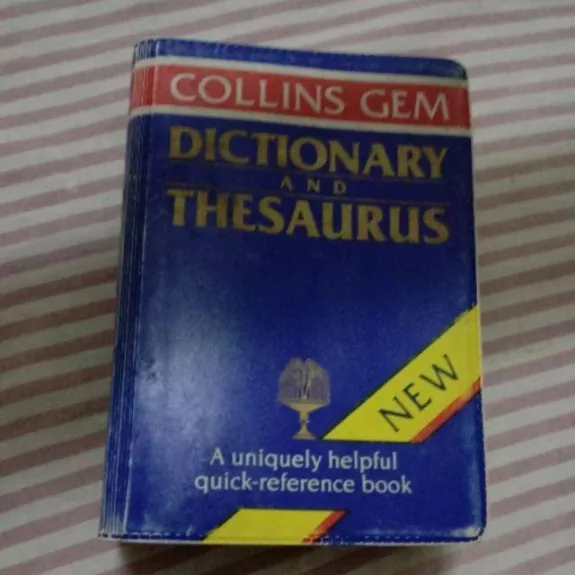 Collins Gem - Dictionary and thesaurus New - Anglų kalbos žodynas