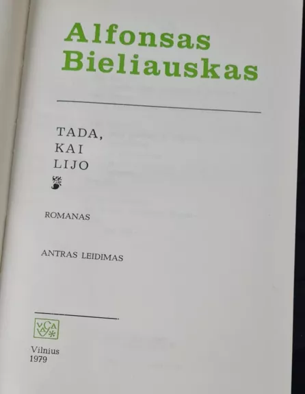 Tada, kai lijo