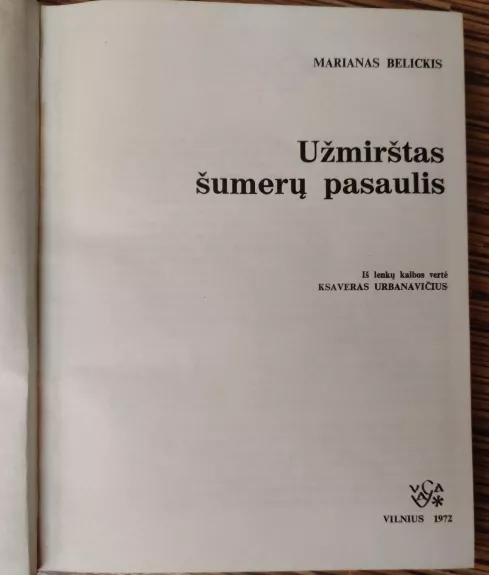 Užmirštas šumerų pasaulis