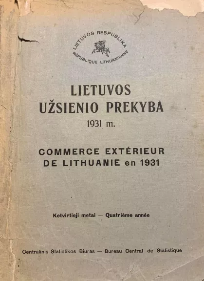 Lietuvos užsienio prekyba 1931 m.
