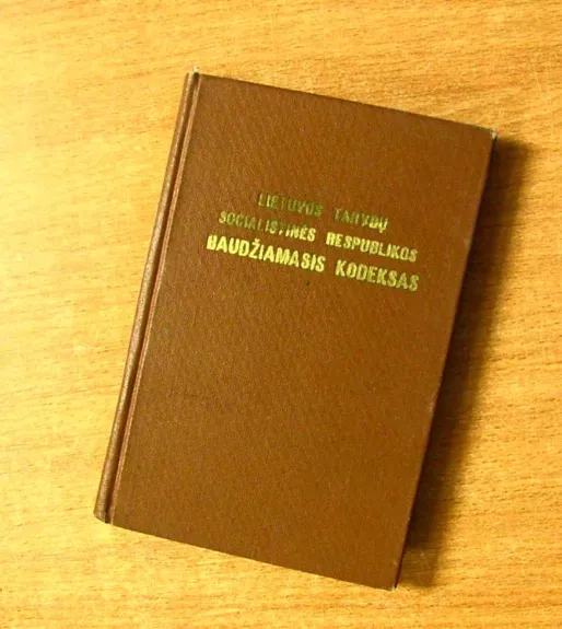 Lietuvos tarybų socialistinės respublikos baudžiamasis kodeksas