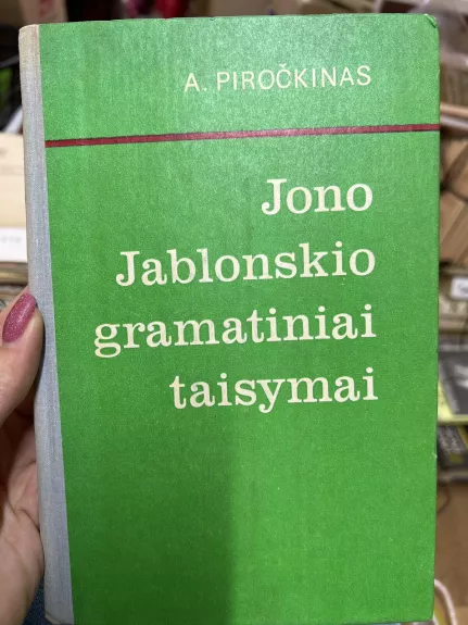 Jono Jablonskio gramatiniai taisymai
