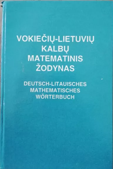 Vokiečių-lietuvių kalbų matematinis žodynas