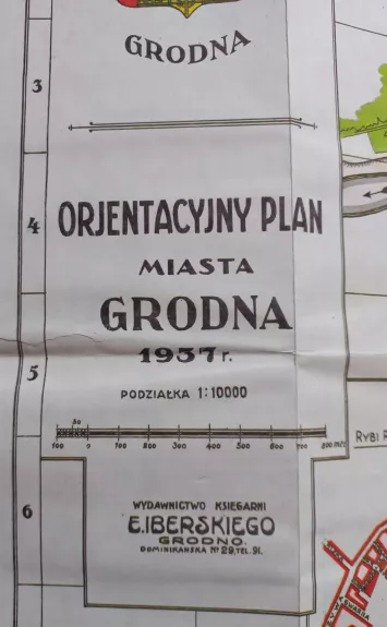 Plan miasta Grodna
