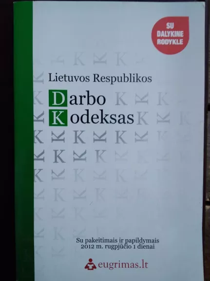 Lietuvos Respublikos darbo kodeksas