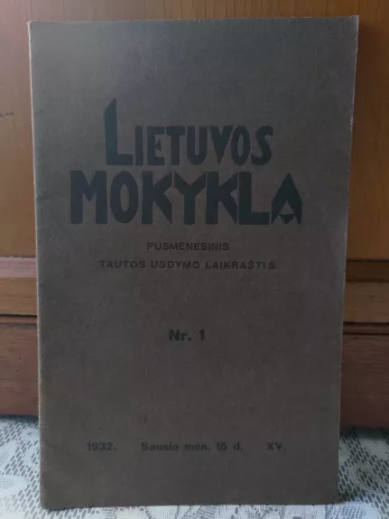 Lietuvos Mokykla  1932 m.