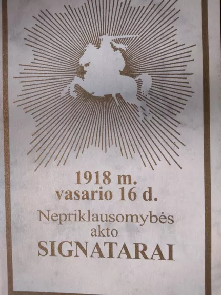 1918 m. vasario 16 d. Lietuvos Nepriklausomybės Akto signatarai: Atvirukų komplektas