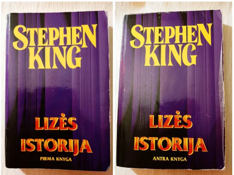 Stephen King. Lizės istorija 1 ir 2 knygos